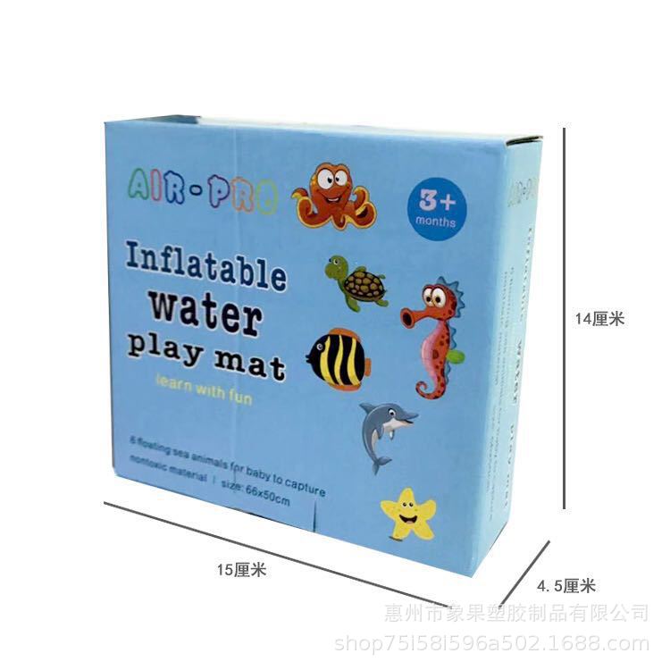 Las almohadillas de agua para bebés guían a los bebés a aprender a gatear las almohadillas de inyección de agua CPC no contiene BPA, inspección completa de inflado de fábrica transfronteriza