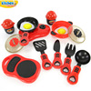Family kitchen, realistic toy, set, tableware, early education