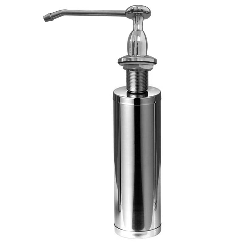 Dispensador de jabón líquido contenedor cocina detergente de acero inoxidable lavado teléfono 04 fregadero caja de jabón