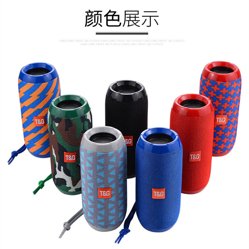 Hot-Selling Tg313 Bluetooth Speaker Tg117 Wireless Portable Speaker with Deep Bass Fabric Stereo Bluetooth 5.0