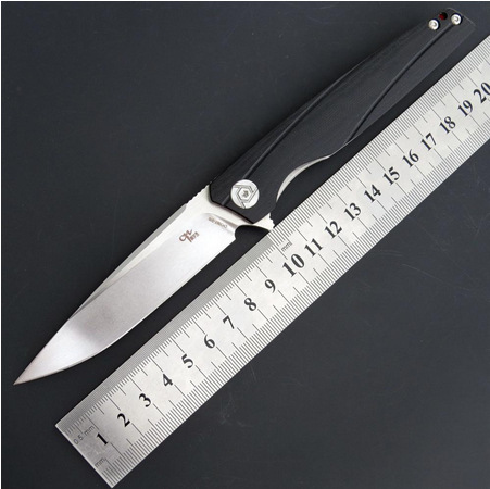 Nueva CH3007 plegable cuchillo de acero D2 + G10 mango de bolsillo cuchillo de caza que acampa cuchillo de fruta al aire libre EDC herramienta