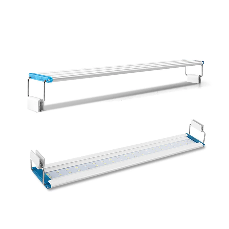 Ультратонкий аквариум синий белый свет светодиодный свет ландшафтное освещение