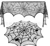 Halloween suit ghost festival lace spider web fireplace label furnace tissue round tablecloth table flag curtain lampshade combination