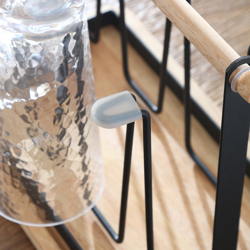 Japanese iron drain cup holder for home use portable water cup holder with tray cup holder living room kitchen cup storage
