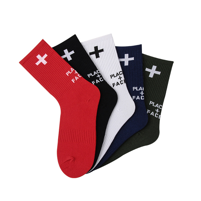 2025d P+F SOCKS Cross Plus Chaussettes mi-mollet tendance pour hommes et femmes_voghion.com