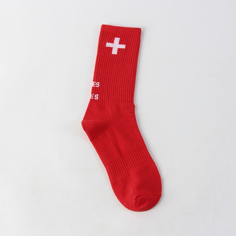 2025d P+F SOCKS Cross Plus Chaussettes mi-mollet tendance pour hommes et femmes_voghion.com