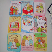 20*20角落生物纯棉小方巾卡通儿童毛巾幼儿园手巾 宝宝口水巾毛巾