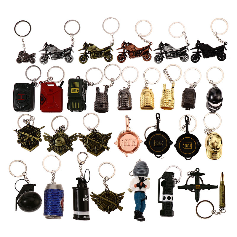 Jedi Survival Peace Elite Eating Chicken Game Peripheral Props Model Keychain Pendant Pan Coke Hat Jedi Survival Peace Elite Eating Chicken Game Peripheral Props Model Keychain Pendant Pan Coke Hat