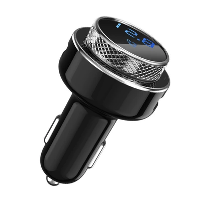 Car Charger Cigarette Lighter Youpin Car Bluetooth Mp3 Player Fm Transmitter Qc3.0 Fast Charging Touch (Mobil şarj cihazları) - bluetooth-mp3-qc30-fast-charge-distinguished-black-99190218
