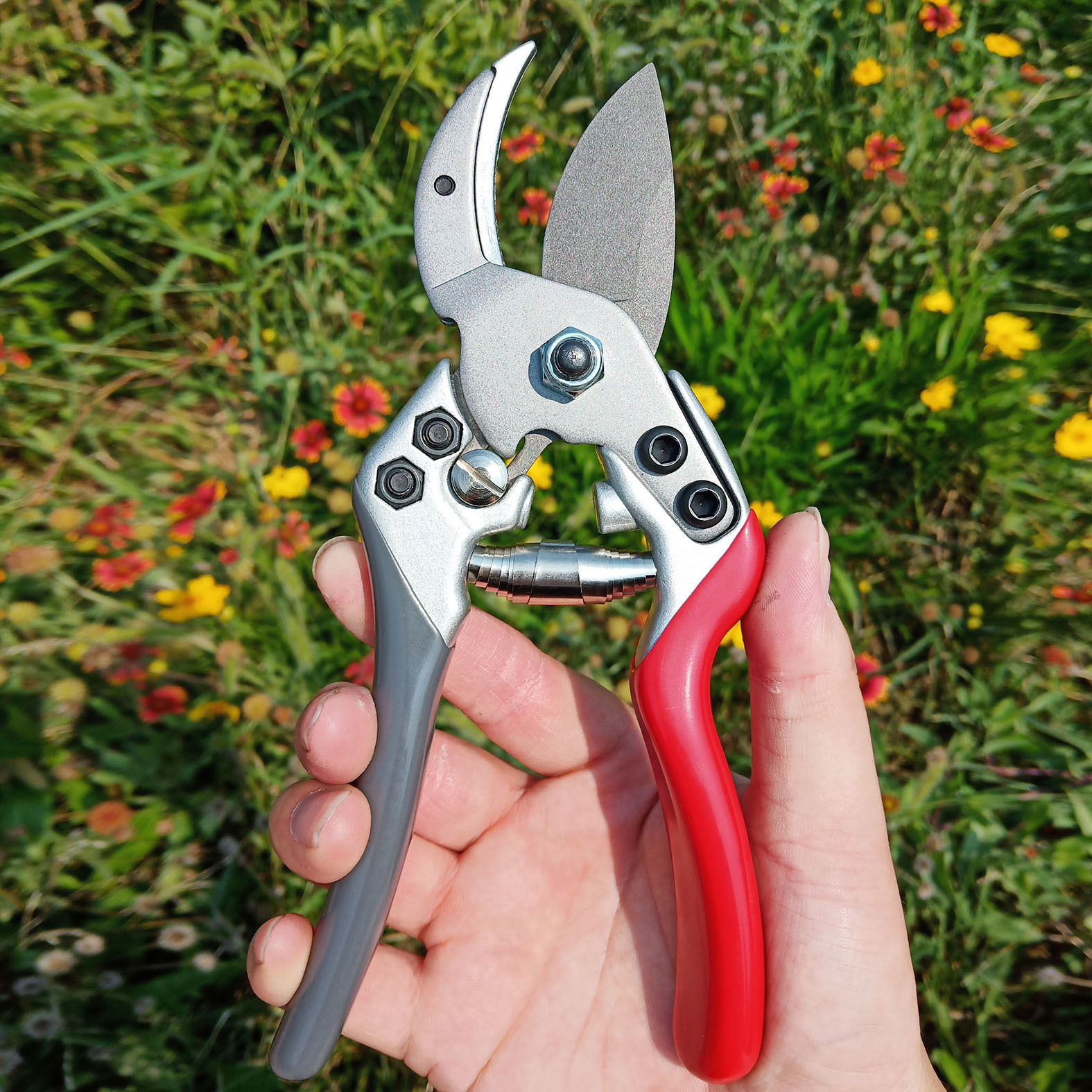 易速SJ837修枝剪 果树剪刀园林园艺剪刀省力修枝剪苗圃修枝花枝剪