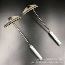 厂家直供铁柄小锄头 单用锄头锄地农用工具 园林园艺铁柄小锄头