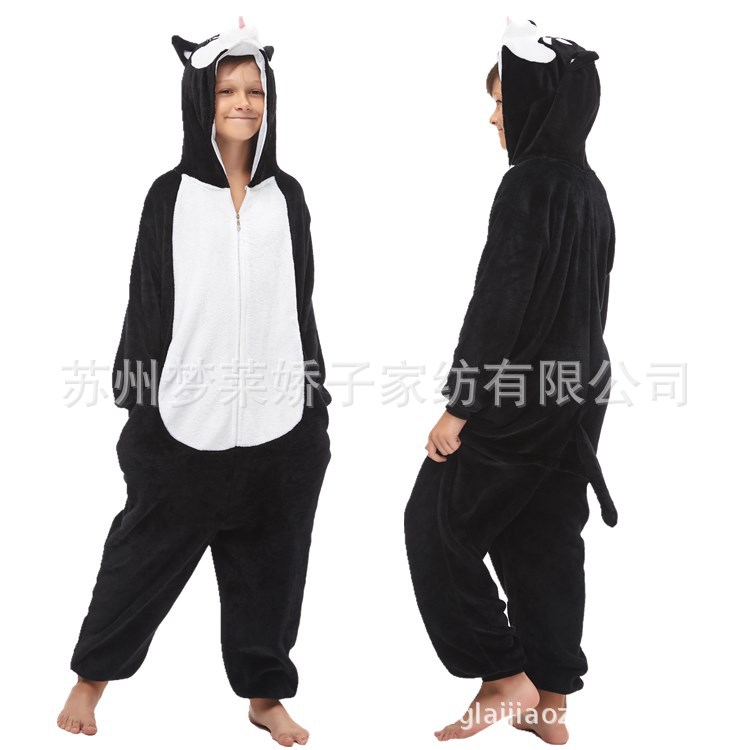 Negro Husky de una sola pieza