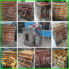 供应豆干豆卷烟熏炉 香肠加工需要哪些设备 烟熏豆干的视频图片