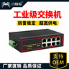 TXIC 工业级信号增强交换机8口百兆DIN导轨式耐高低温|ms