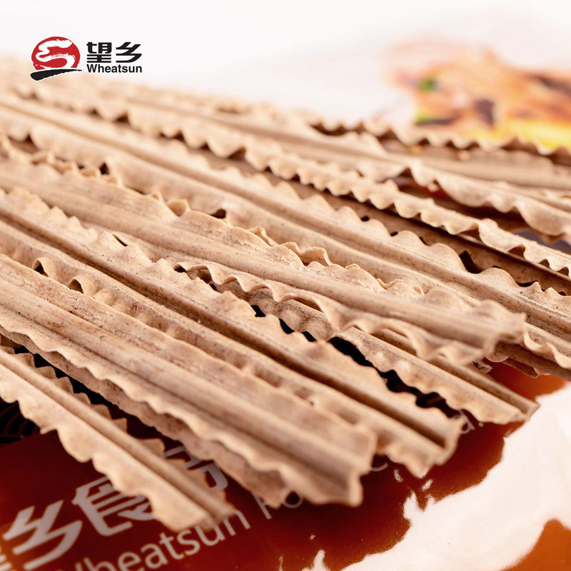 望鄉刀削麵500g*4袋蕎麥原味寬麵條方便筋道蕎麥掛麵油潑麵拌麵