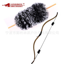 弓箭兔毛减震 美猎弓弦减震皮毛香蒲减震一对传统射箭