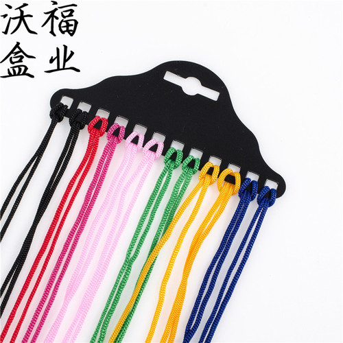 Anti-fall color rubber glasses strap sports black nylon silicone glasses rope diving sunglasses lanyard wholesale