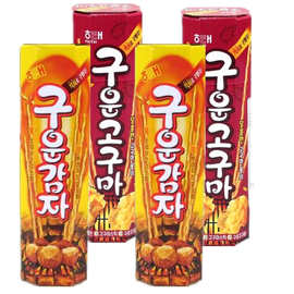 韩国进口食品 海太烤薯条土豆条/地瓜红薯条  27g*30个一箱