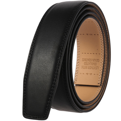 3.5CM wide men's belt, leather belt, automatic buckle belt, business style LY35-3315