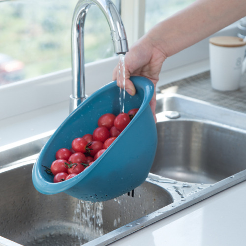 Z5003 Rice Scoop Drain Plastic Laundry Basket Kitchen Utensil Drip Basket Vegetable Washing Basket Vegetable Basin Rice Washer