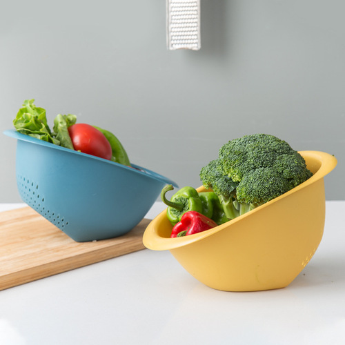 Z5003 Rice Scoop Drain Plastic Laundry Basket Kitchen Utensil Drip Basket Vegetable Washing Basket Vegetable Basin Rice Washer