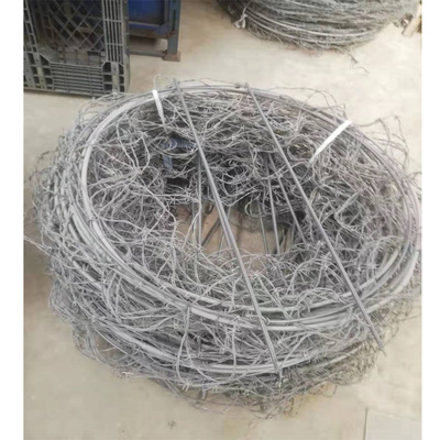 蛇腹型模拟铁丝网训练模拟圆形铁丝网训练分隔区域刺绳列一列桩等|ms