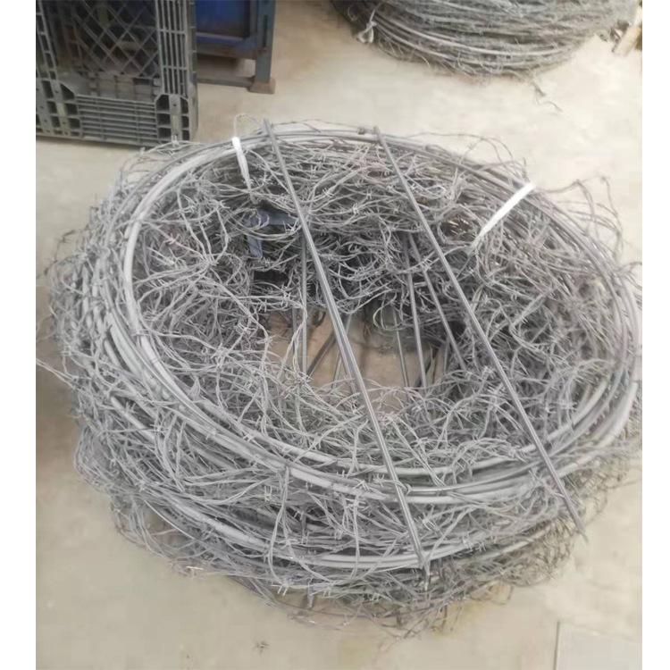 蛇腹型模拟铁丝网训练模拟圆形铁丝网训练分隔区域刺绳列一列桩等|ms