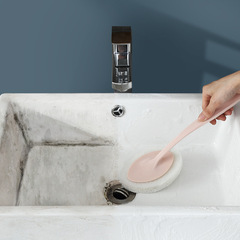 Bathroom cleaning tools long handle brush bathroom tile brush dead corner cleaning sponge brush bathtub pool brush household