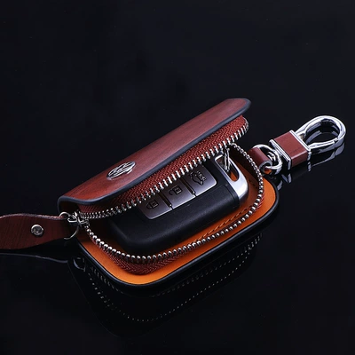 Car key bag Factory Direct Sales Peach Wood Grain
