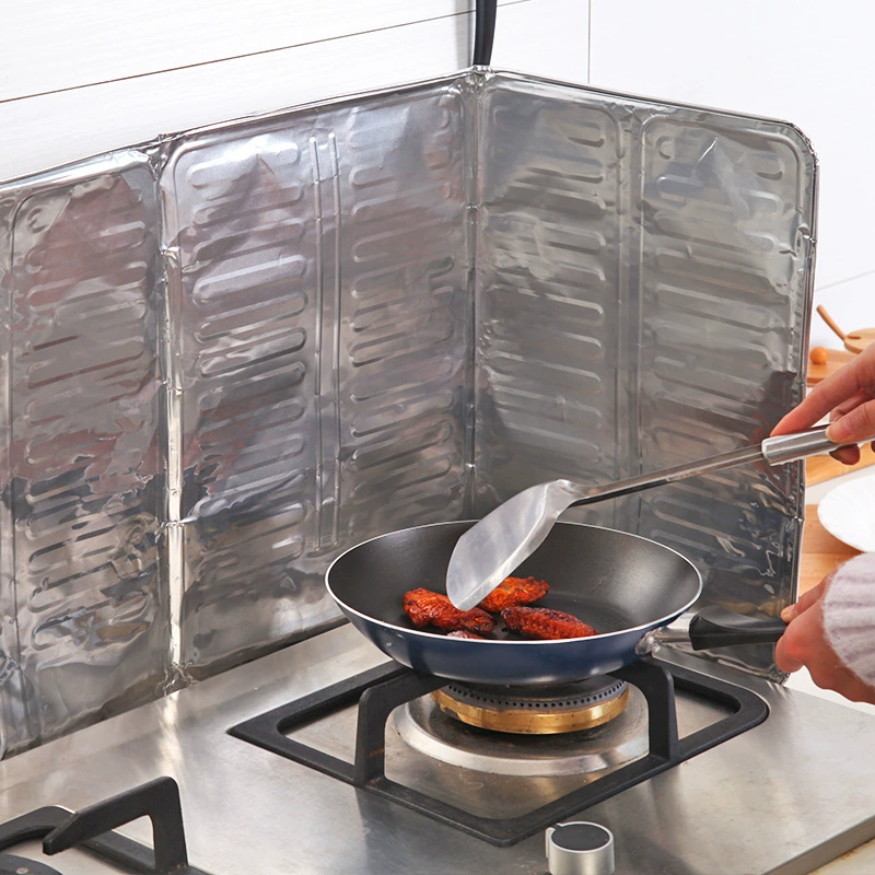 Газовая плита Складная масляная перегородка для кухни растительное масло перегородка для приготовления пищи брызг-доказательство доска корпус