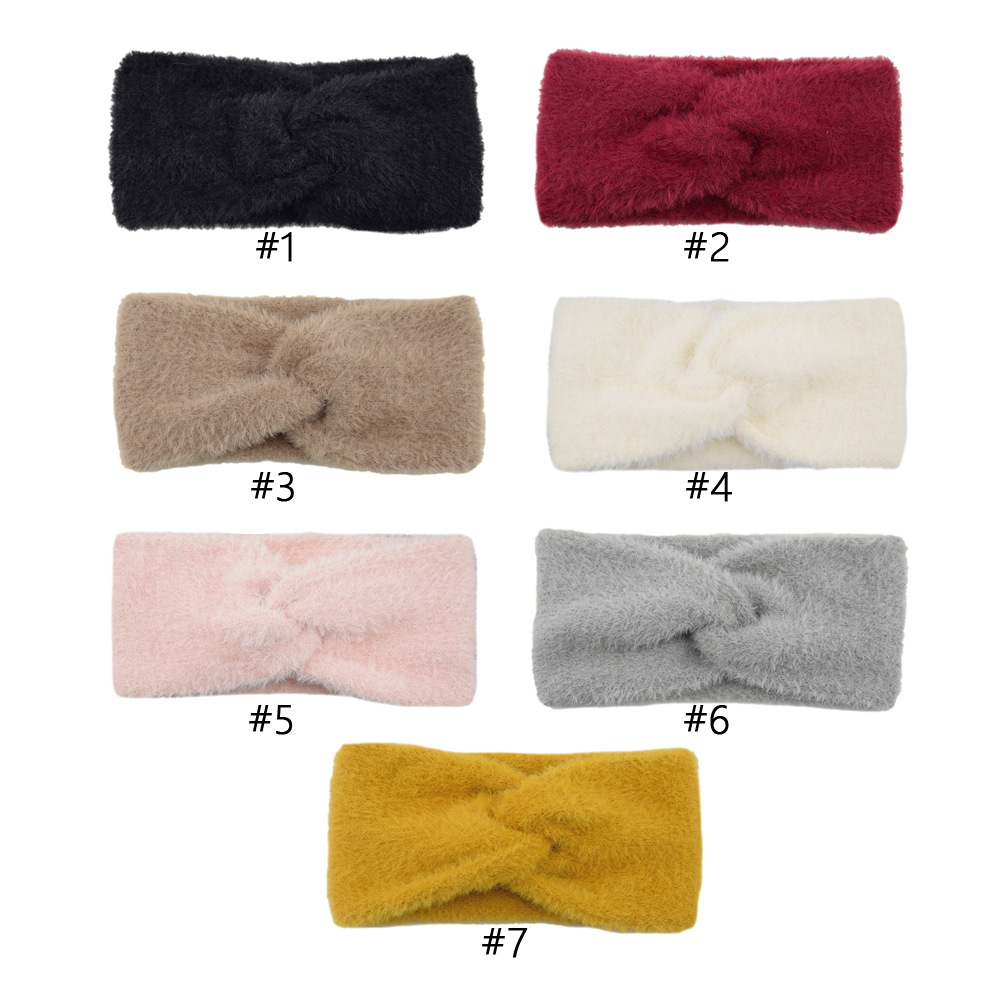 Knitted brand keep warm headband
