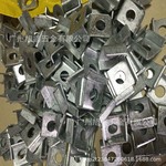 广东佛山冲压配件 热镀曲介 螺丝螺母垫片M12 曲介子 方垫孔12