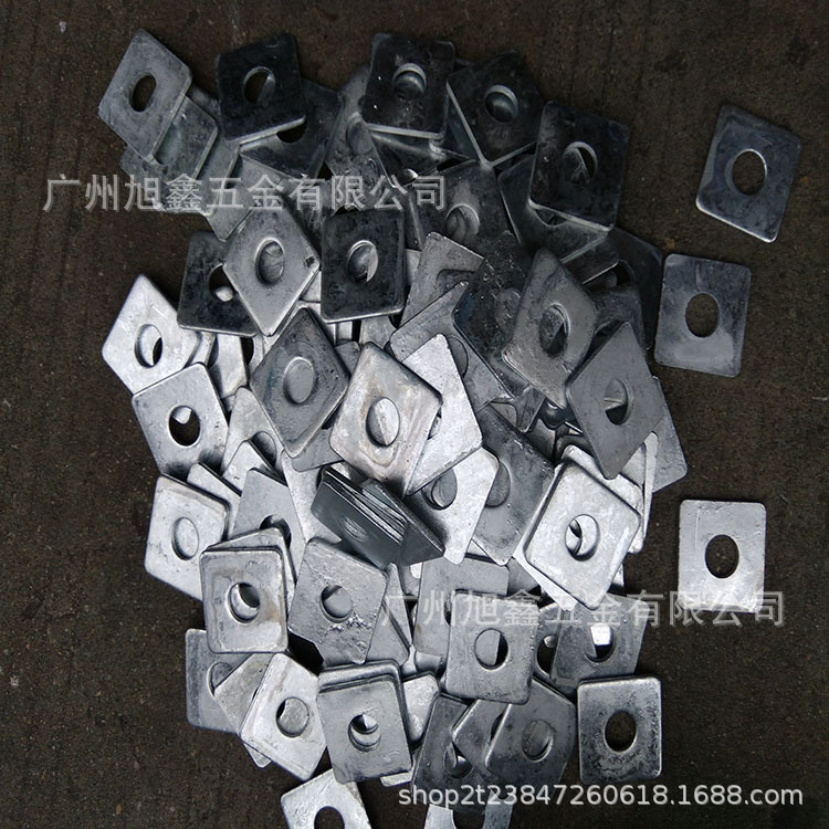销售 街码介子  镀锌四角垫片 铁板冲压件幕墙配件
