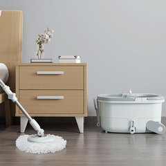 Household Lazy Man's Wash-Free Mop with Automatic Rotating Mop Bucket, Tile Floor Cleaning Magic Tool