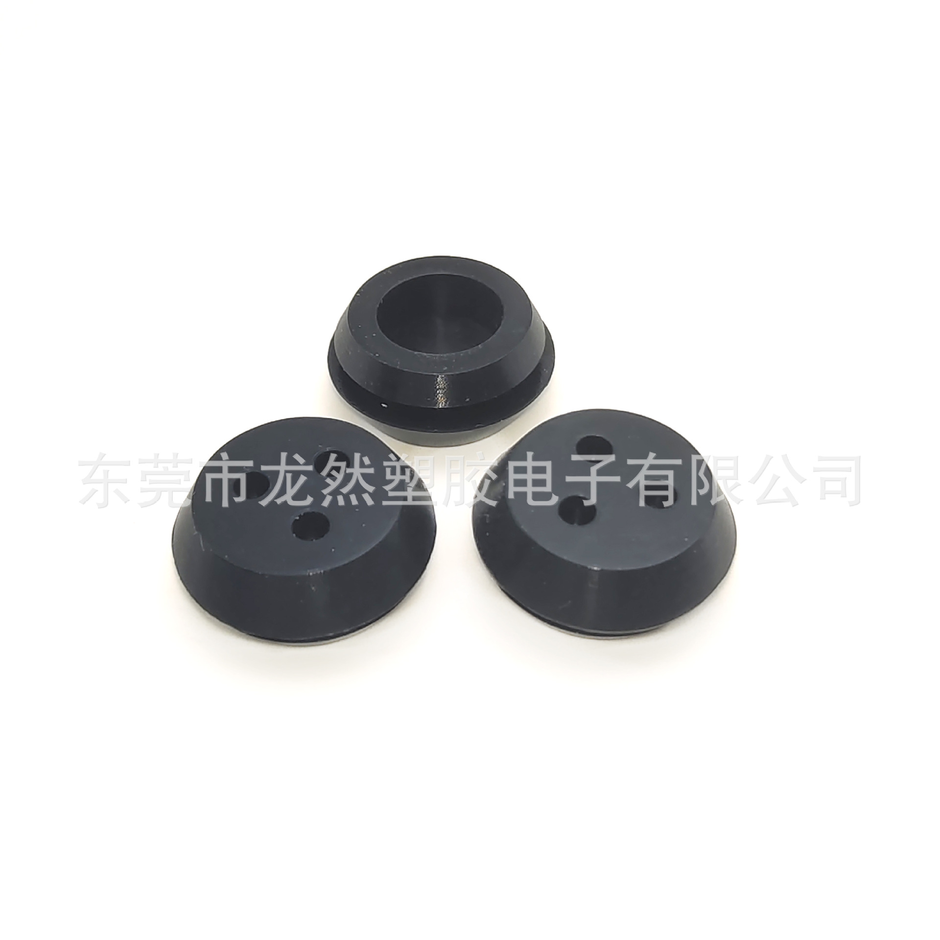 龙然厂家直销 三孔防水塞 10mm硅胶PVC孔塞 密封防尘塞头