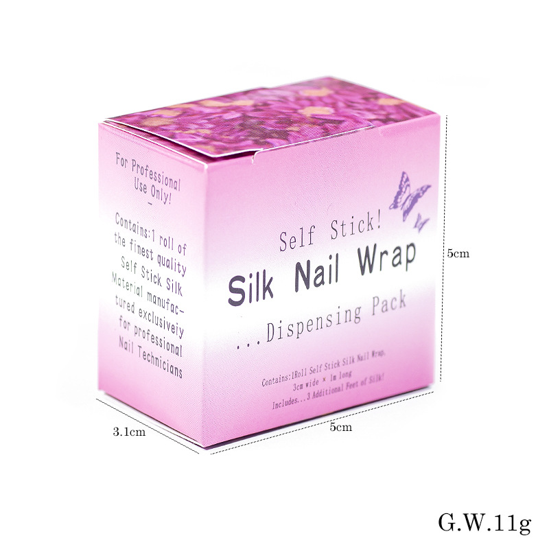Taifei cinta protectora de seda de uñas cinta 1 M pequeño rollo autoadhesivo protector de uñas suministros al por mayor cinta de seda