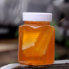 健鳳園農家瓶裝蜂巢蜜蜂窩蜜原蜜500克/瓶百多花巢加蜜批發蜂場