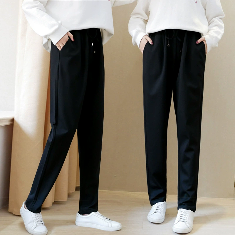 Повседневные брюки Супер большие размеры, пухленькая девушка, плюс удобрение, большие размеры 300 кг, женские брюки с высоким эластичным низом, 200/260/300 кг