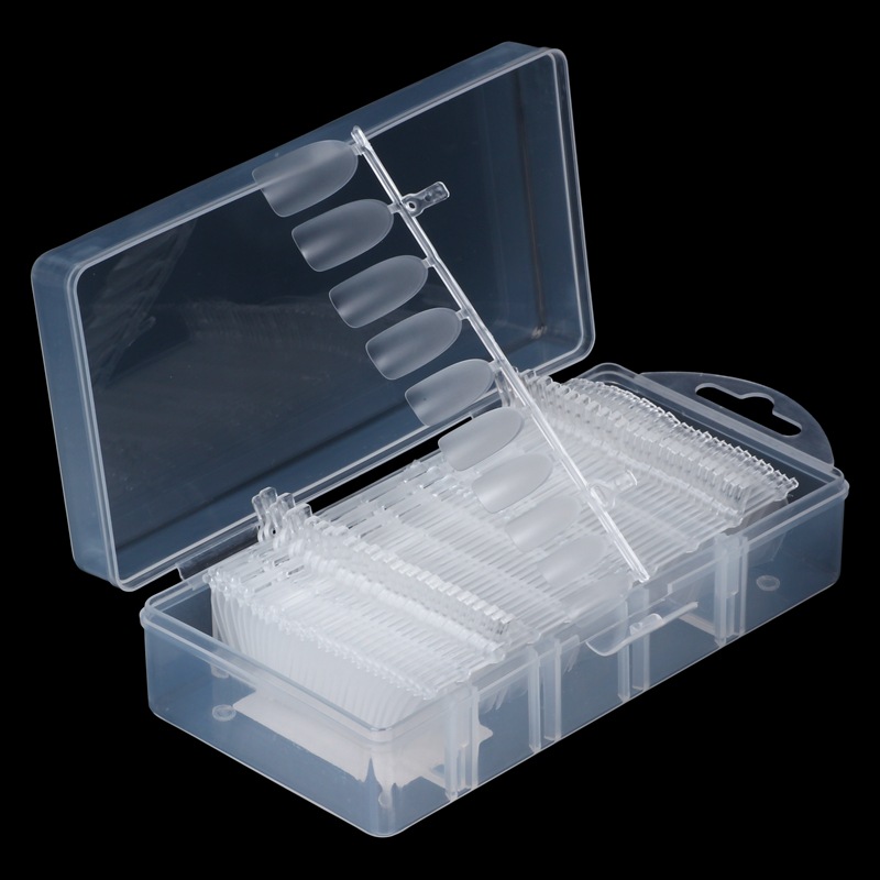 Exclusivo transfronterizo para uñas postizas semiacabadas con superficie esmerilada ultrafina de alta calidad y sin costuras, 300 piezas de uñas pintadas cortas