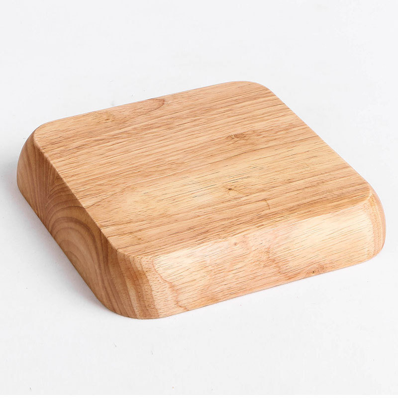 Suministro directo de fábrica de cuencos de madera cuadrados de madera maciza