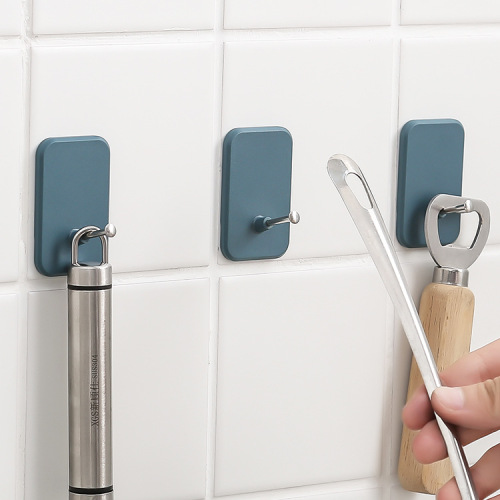 New strong 304 stainless steel door coat hooks, wall-type punch-free storage hooks, 2 boxes