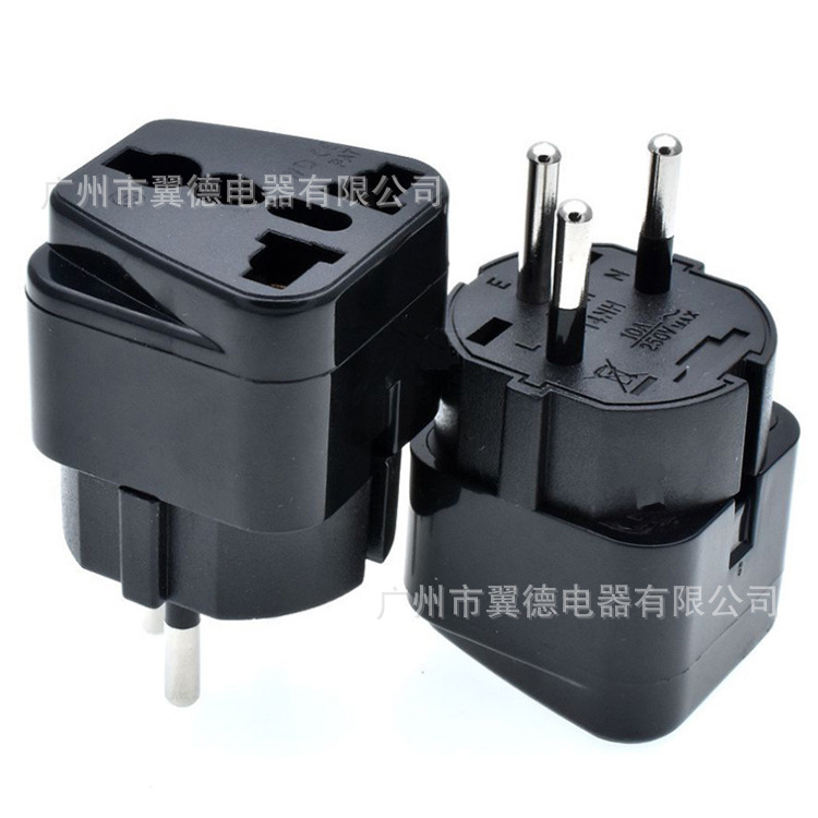 高品质以色列转换插头 美规转以色列插头插座 欧规意大利转以色列