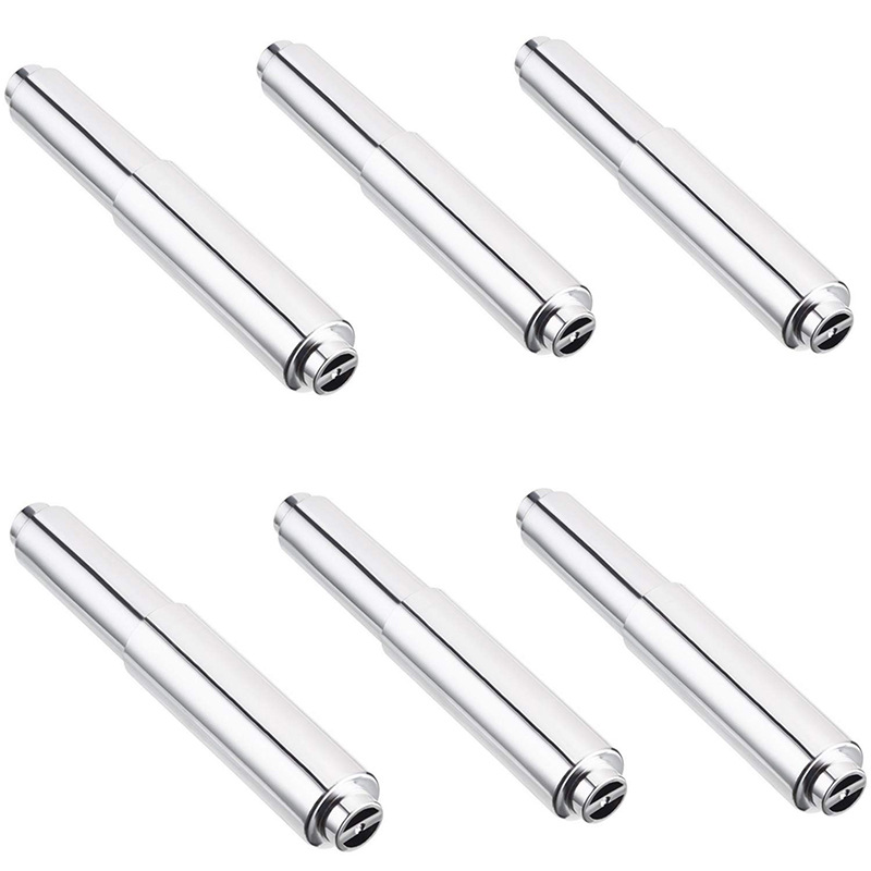 Eje telescópico de plástico galvanizado para caja de pañuelos, varilla para rollo de papel higiénico, varilla telescópica de resorte para papel, varilla telescópica transfronteriza
