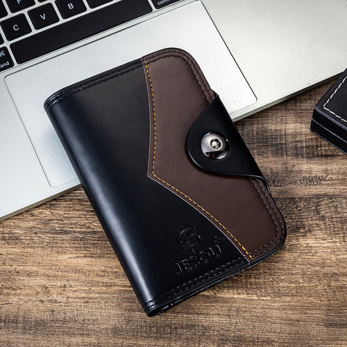 Men's gift set beautifully packaged watch + leather strap wallet simple combination set-6pes/set