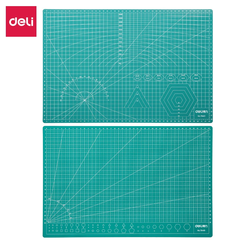 Cutting mat, mouse, green pack PVC, A4