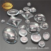 Glossy transparent fridge magnet, crystal, with gem, handmade, wholesale