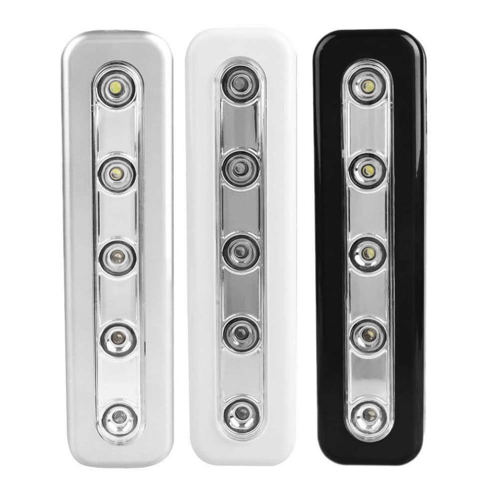 LED touch clap click night light 5 lights smart home creative energy saving home cabinet lights