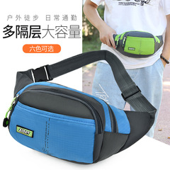 Factory Wholesale Men's Waist Bag New 600D Oxford Cloth Waterproof Crossbody Bag Outdoor Sports Phone Waist Bag Wholesale