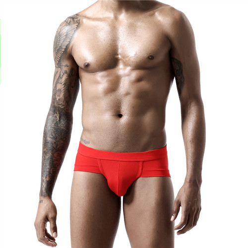 New men's underwear U convex bag modal sexy comfortable briefs large size low waist sports pants