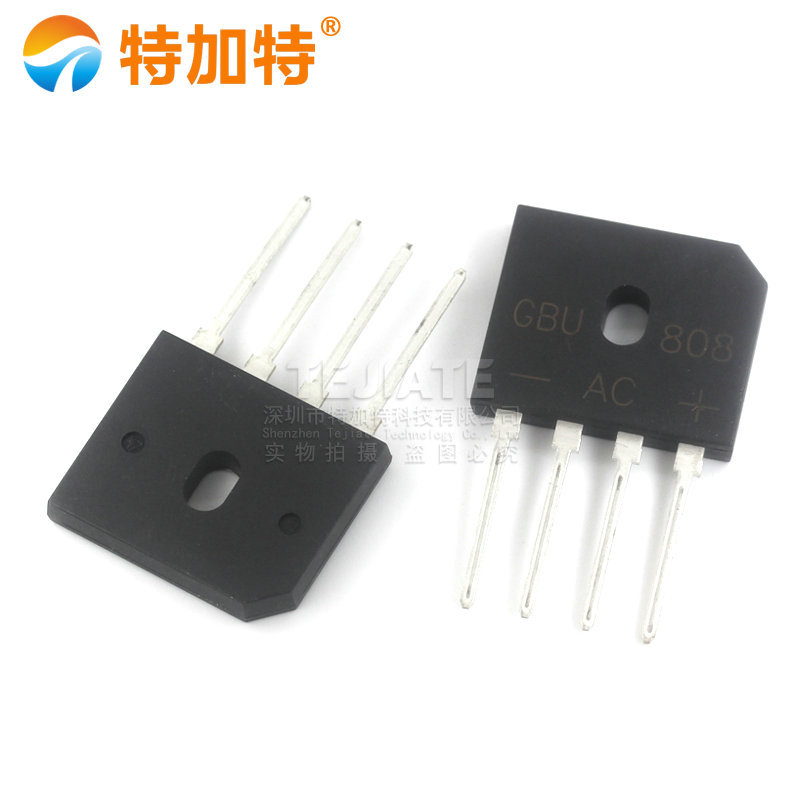 整流桥 桥堆 整流桥堆GBU808 8A 800V 全新
